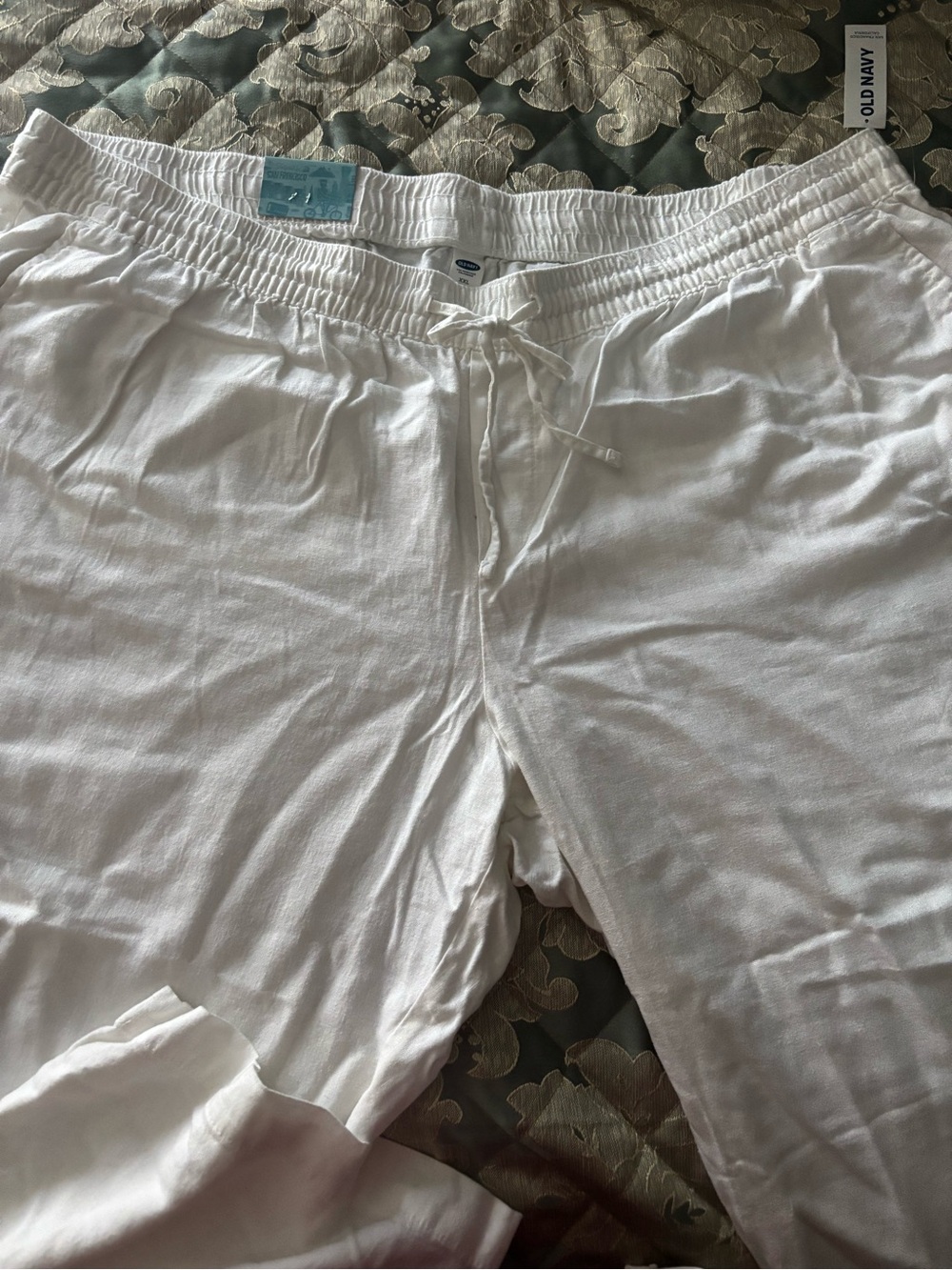 Old Navy White Wide-Leg Women's Pants